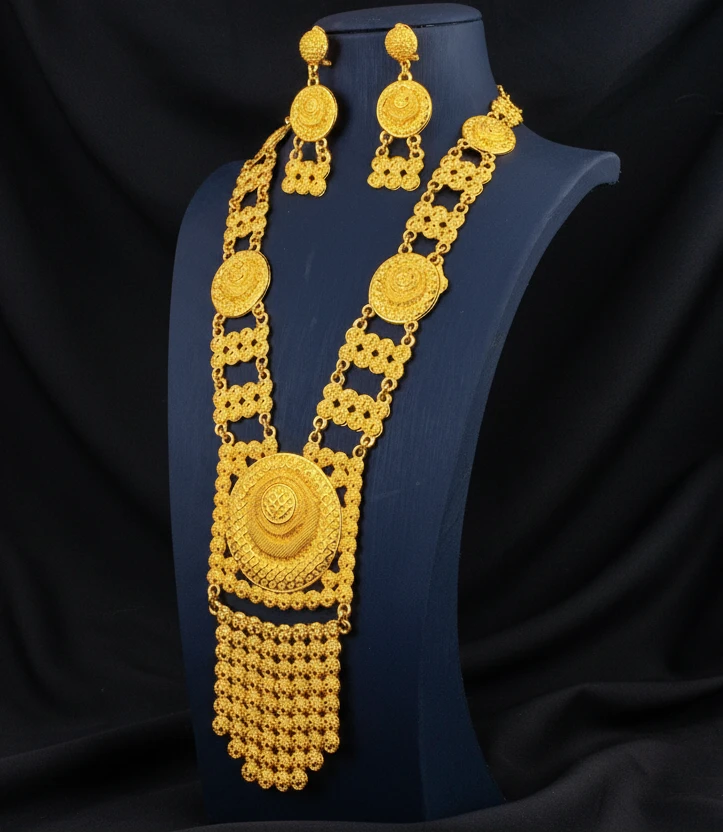 classic gold plated jewelry with elegant luxury design