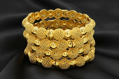 classic gold plated jewelry with elegant luxury design