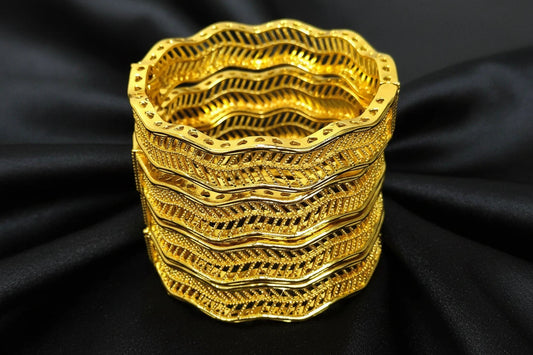 classic gold plated jewelry with elegant luxury design