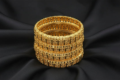geometric gold plated jewelry with elegant luxury design