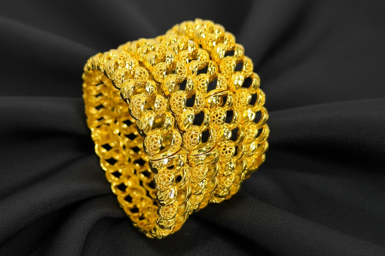 Elegant Aveline Ivory Charm Design Gold-Plated Bracelet by Charm Jewelry