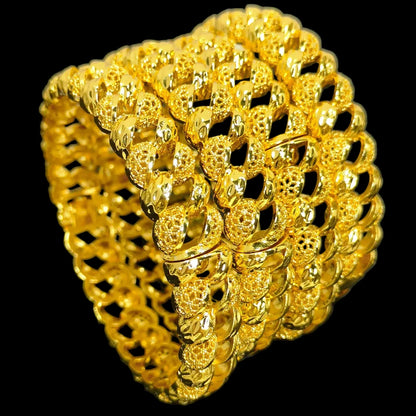 classic gold plated jewelry with elegant luxury design