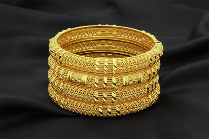 floral gold plated jewelry with elegant luxury design
