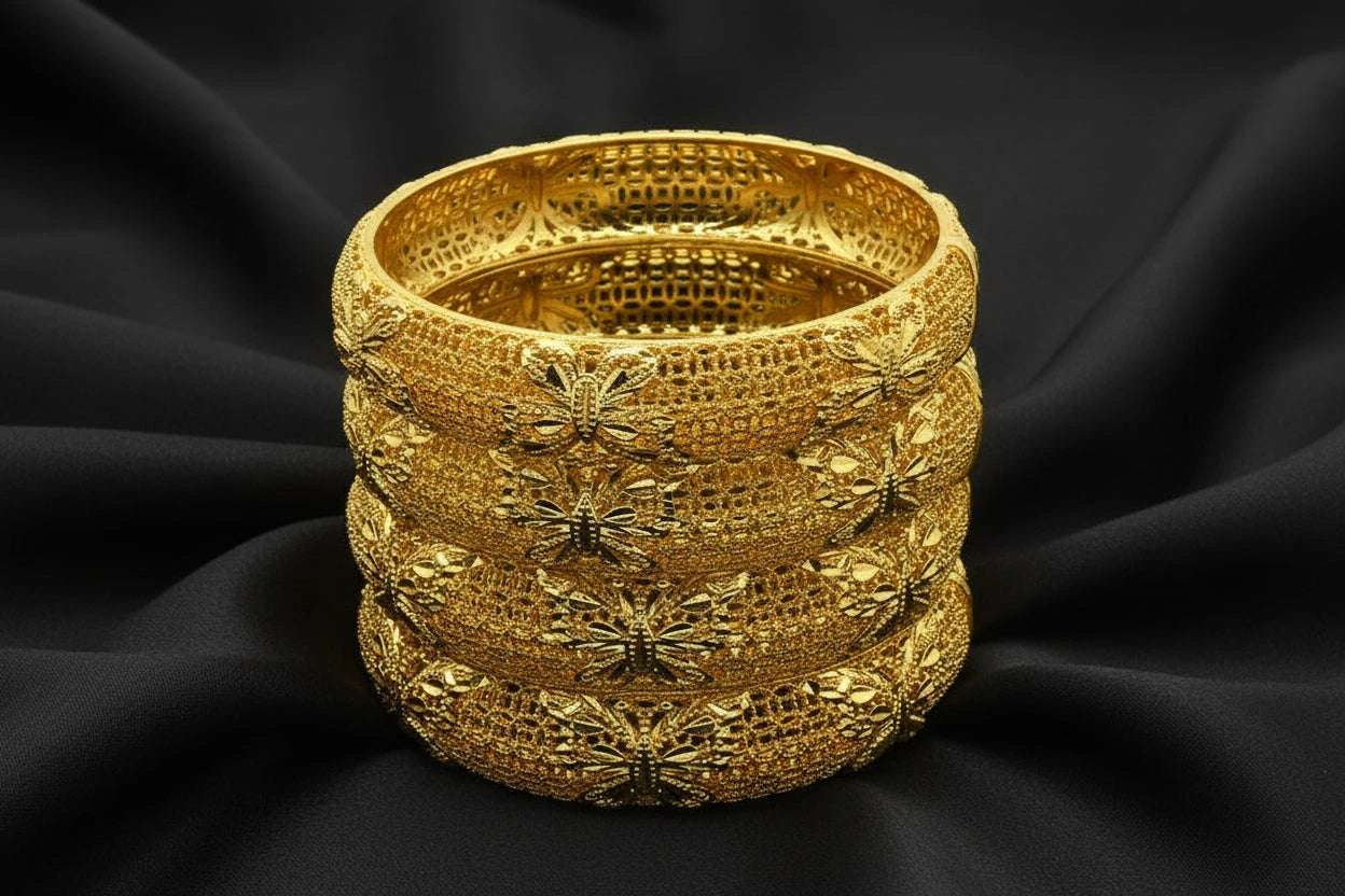 classic gold plated jewelry with elegant luxury design