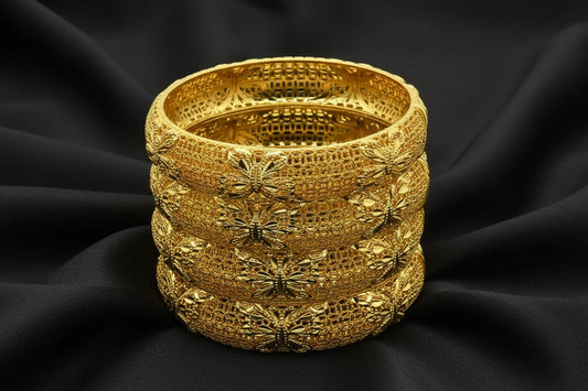 classic gold plated jewelry with elegant luxury design