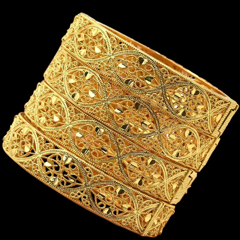 classic gold plated jewelry with elegant luxury design