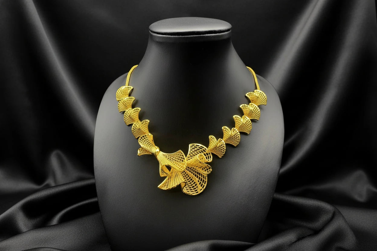 classic gold plated jewelry with elegant luxury design