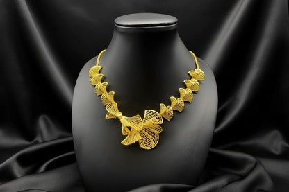 classic gold plated jewelry with elegant luxury design