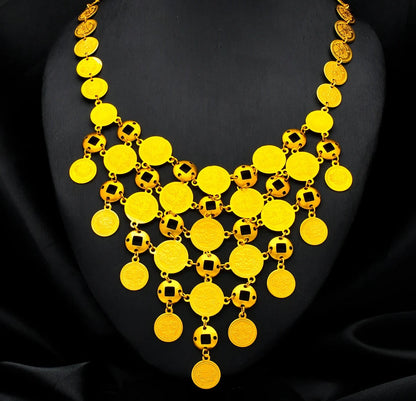 coin gold plated jewelry with elegant luxury design