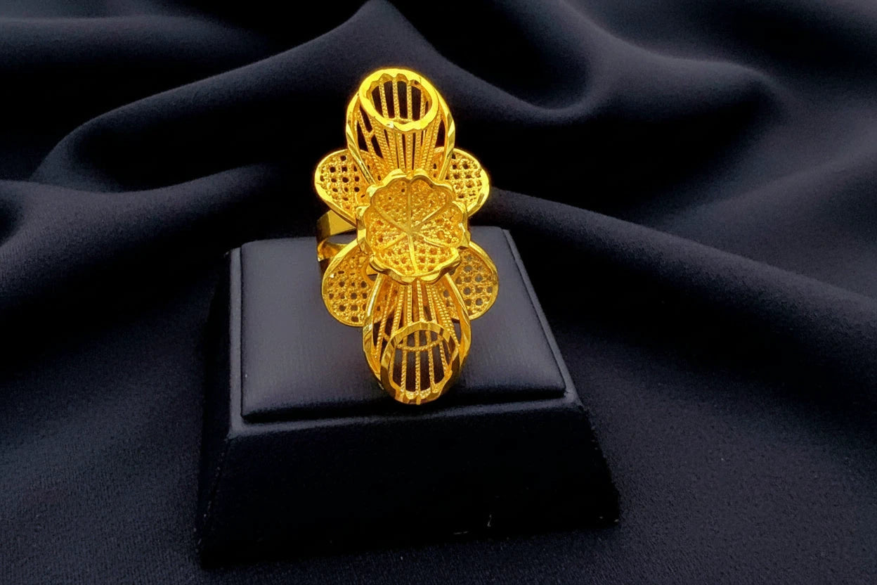 classic gold plated jewelry with elegant luxury design