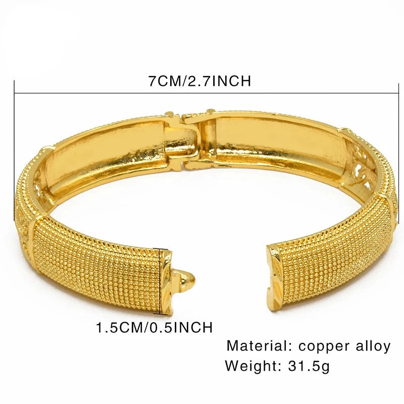 Magnia Coin Charm Medallion Detailing Gold-Plated Bracelet by Charm Jewelry